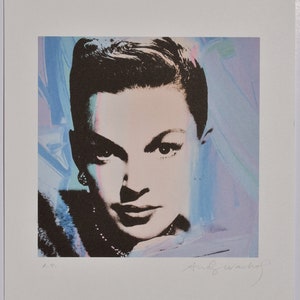 Andy Warhol Judy Garland Lithograph on  Limited edition