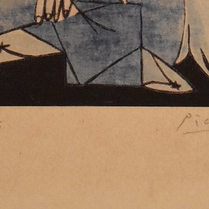 Pablo Picasso Etching on Arches paper Limited Edition image 5