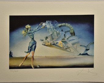 Salvador Dali, Lithograph, Limited edition, Art Print