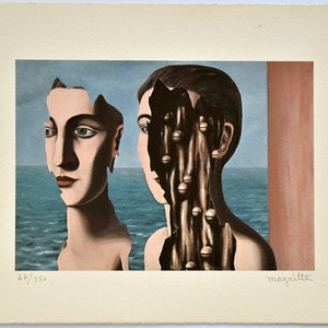 René Magritte Lithograph signed Limited Edition