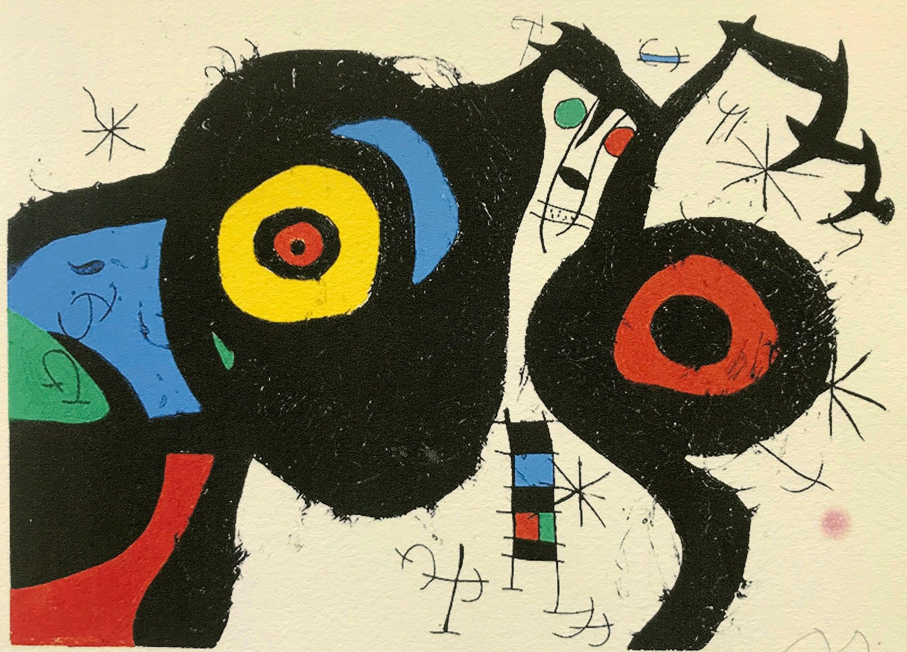 Joan Miró Lithograph Signed - Etsy