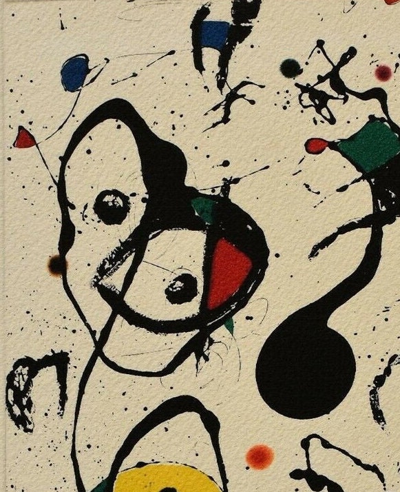 希少！Joan MIRO ジョアン・ミロのオリジナル エッチング　美品 ジョアン・ミロ、エッチング、限定版、アートプリント、抽象芸術