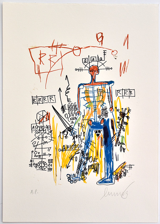 JEAN-MICHEL BASQUIAT Lithograph Signed - Etsy