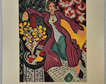 アンリ・マティス リトグラフ：「雪の花」、1951年 - Etsy 日本