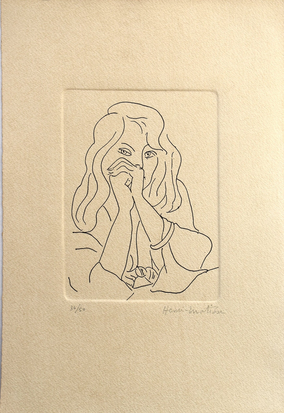 Henri Matisse Etching Engraving Limited Edition Etsy