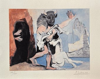 美品 パブロ・ピカソ「男と女」リトグラフ サイン・認定書有 マリーナコレクション 美品 パブロ・ピカソ「男と女」リトグラフ サイン・認定書有 マリーナ