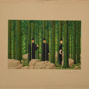 René Magritte Lithograph signed Limited Edition