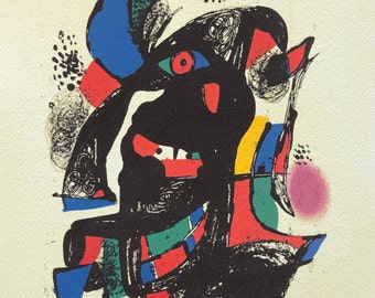 Joan Miró Litografia firmata