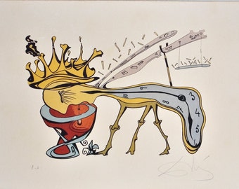 Salvador Dali, Lithograph Limited edition, Surrealism, Lithograph Art Print