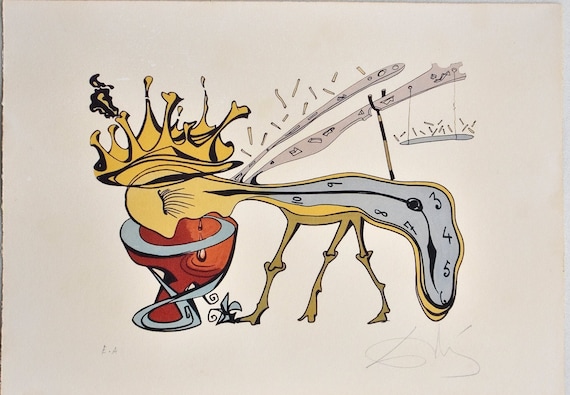 Salvador Dali, Lithograph Limited Edition, Surrealism, Lithograph