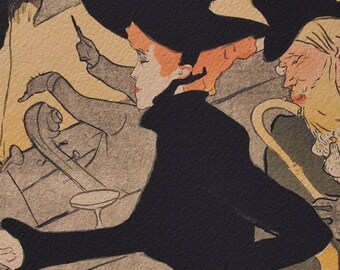 リトグラフ　Henri de Toulouse-Lautrec Henri De Toulouse-lautrec, Lithograph, Signed, Limited