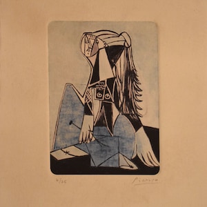 Pablo Picasso Acquaforte su carta Arches Edizione limitata