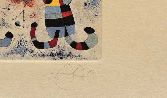 希少！Joan MIRO ジョアン・ミロのオリジナル エッチング　美品 Yahoo!オークション - 希少 ジョアン・ミロ 画集『MIRO