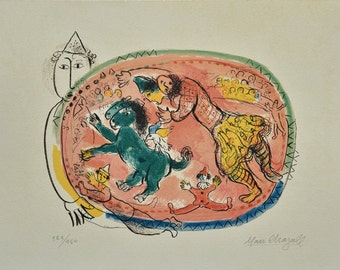 Marc Chagall Lithograph Limited Edition on Arches paper