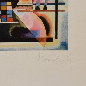 Wassily Kandinsky, Lithograph, Signed, Limited edition, Art Print, Kandinsky image 5