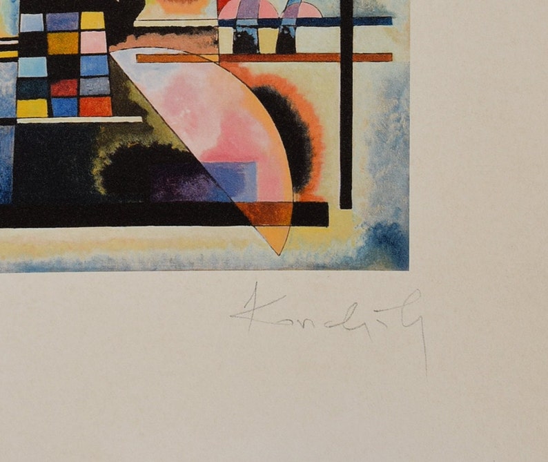 Wassily Kandinsky, Lithograph, Signed, Limited edition, Art Print, Kandinsky image 5