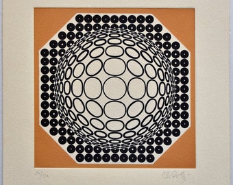 Victor Vasarely, Etching, Limited Edition, Art