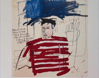 JEAN-MICHEL BASQUIAT Lithograph Edition signed Art
