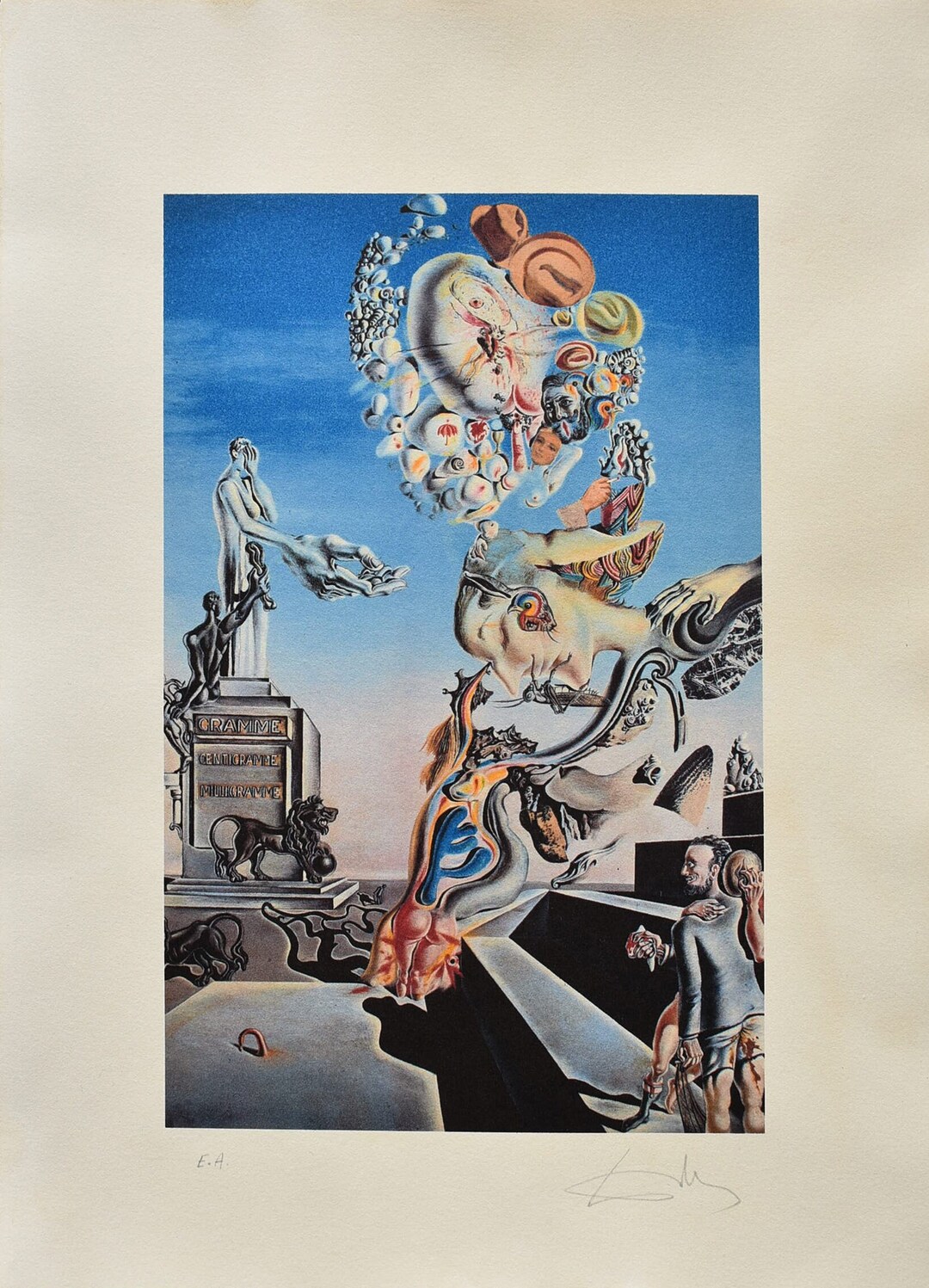 Salvador Dali, Lithograph, Limited Edition, Lithography, Art