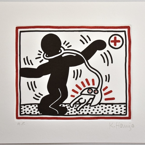 Keith Haring Etching A.P. Art print edition