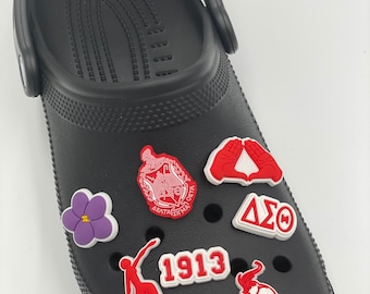 Adorno para zapatos Delta Sigma Theta