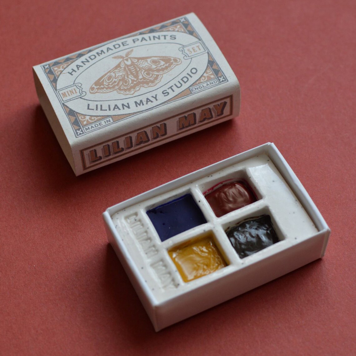 Handmade Watercolour Matchbox Paint Set Art Gift for Her Art Etsy