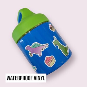 Vattentät vinylklistermärke med dinosauriemotiv i premiumkvalitet - Tål maskindisk bild 10