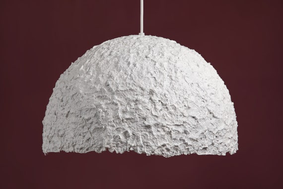 Pendant Light Ceiling Paper Mache Lamp Hygge Style Pendant Light Ceiling Paper Mache, Paper Mache Lamp