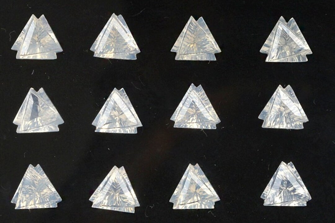 1.55ct Christmas Tree Blue Moon Quartz Natural Gemstone Etsy