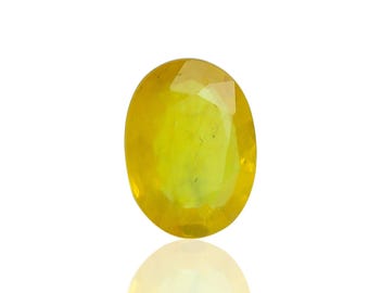 3.66 Cts Oval Yellow Sapphire | Madagascar Gemstone