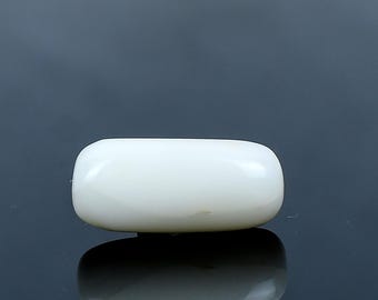 8,56 ct naturlig vit korall cabochon ädelsten | Ursprung i Japan