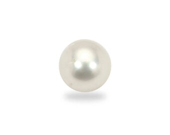 14-14.50mm White South Sea Pearl | Undrilled Pearl | No Dyed | Natural Pearl | June Birthstone | Making Jewelry | Gift for her | (LDCI78)