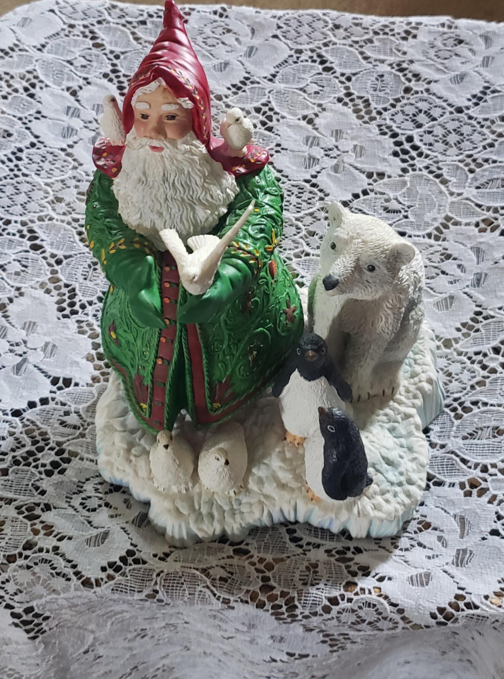 Lenox Santa Figurine - Etsy