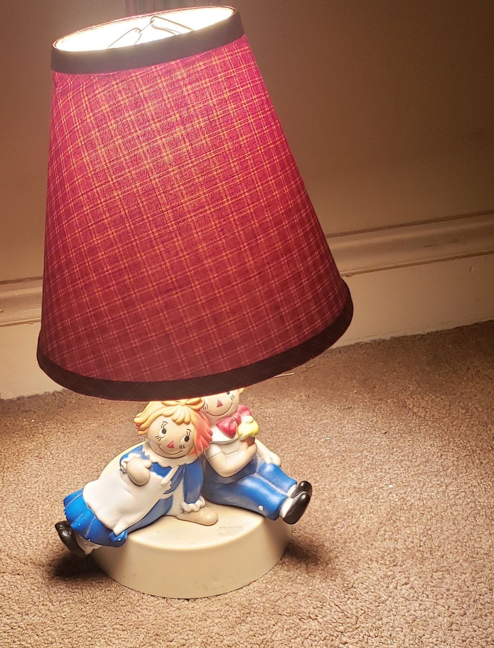 Raggedy Ann Lamp - Etsy