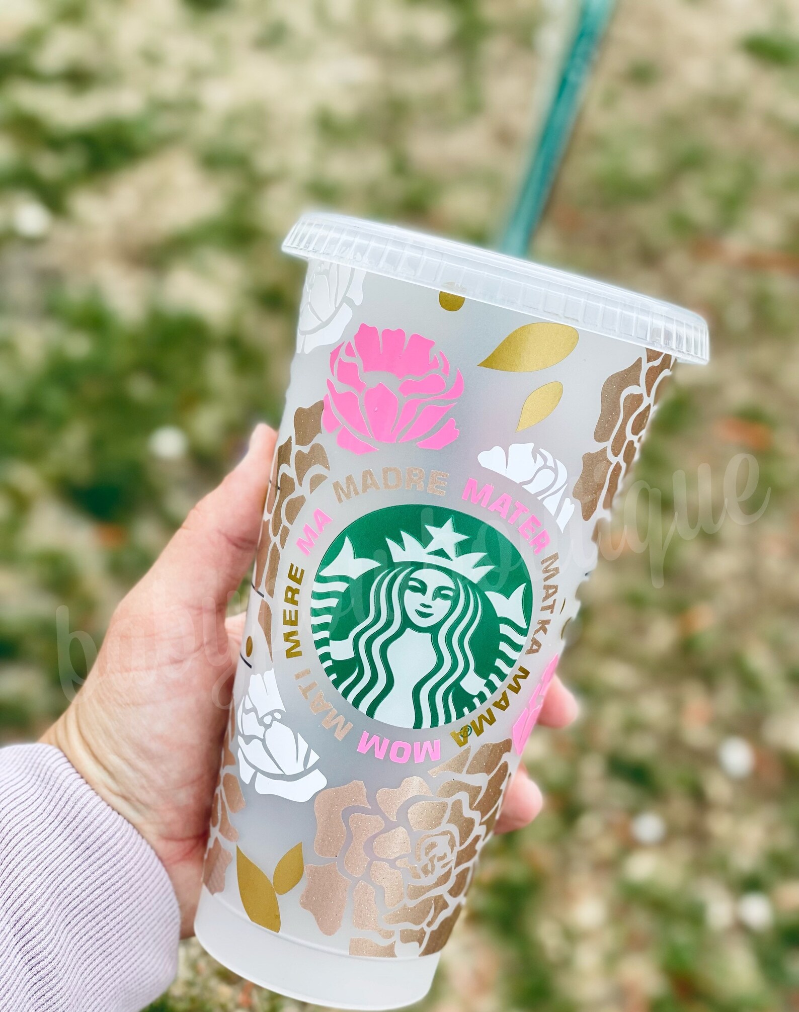 Starbucks Mother's Day Cup Starbucks Spring Cup Etsy