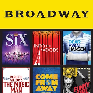 Custom 20x30 BROADWAY Playbill Poster / Regalo de teatro musical / Drama Kid Gift / Theatre Lover Gift
