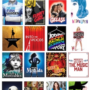 Broadway Show Posters | Playbill Art, Musical Theater Gift - Etsy
