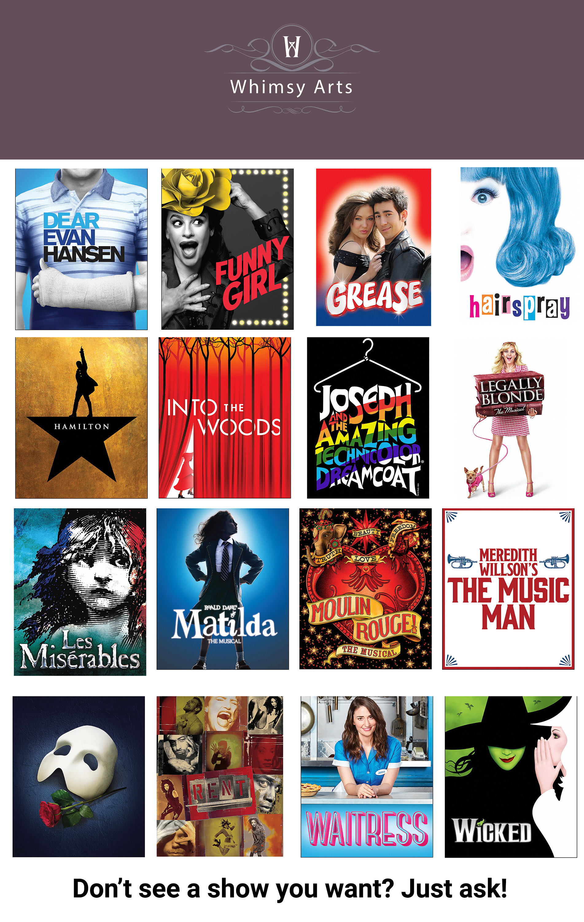 Broadway Show Posters | Playbill Art, Musical Theater Gift - Etsy