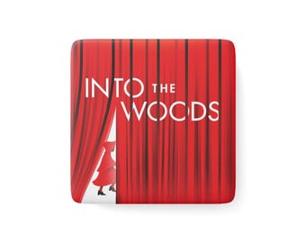 Porcelanowy magnes z musicalu „Into the Woods Broadway”, prezent teatralny