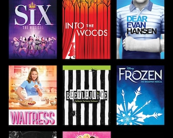 Custom Broadway Playbill Poster | Musical Theater Gift, Drama Kid Gift (20x30)
