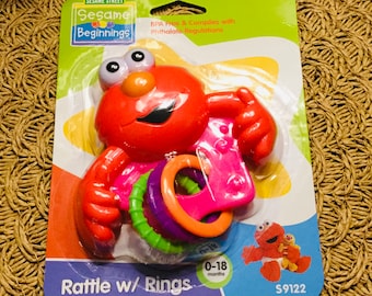 sesame beginnings rattle with rings