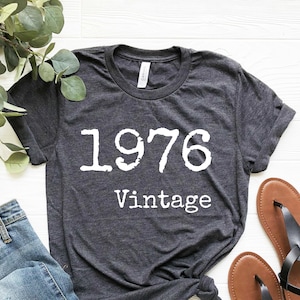 49th Birthday T-Shirt, Vintage 1976, Funny 49th Birthday Shirt, 49th Birthday Gift, Women 49th Birthday Shirt, 1976 Shirt