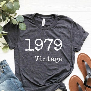 46th Birthday T-Shirt, Vintage 1979, Funny 46th Birthday Shirt, 46th Birthday Gift, Women 46th Birthday Shirt, 1979 Shirt
