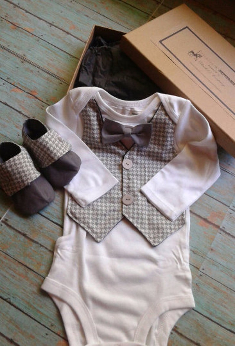 Gregory Newborn Newsboy Preppy Baby Boy Take Home Hospital Outfit