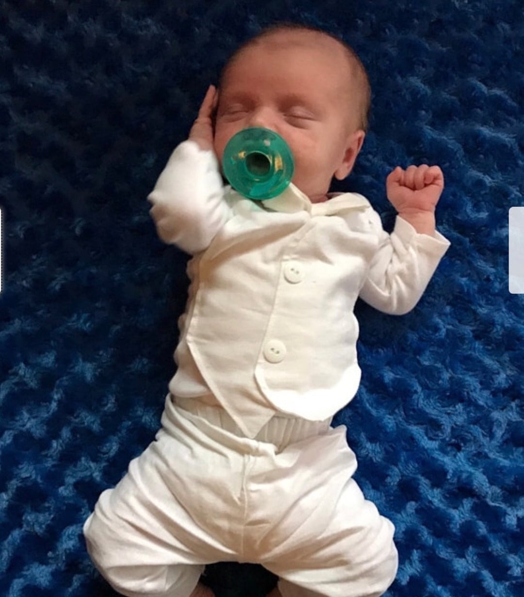Christian - Newborn Newsboy Preppy Baby Boy Take Home Hospital Outfit ...