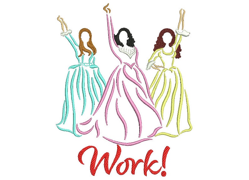Schuyler Sisters Embroidery Hamilton Design Hamilton Etsy