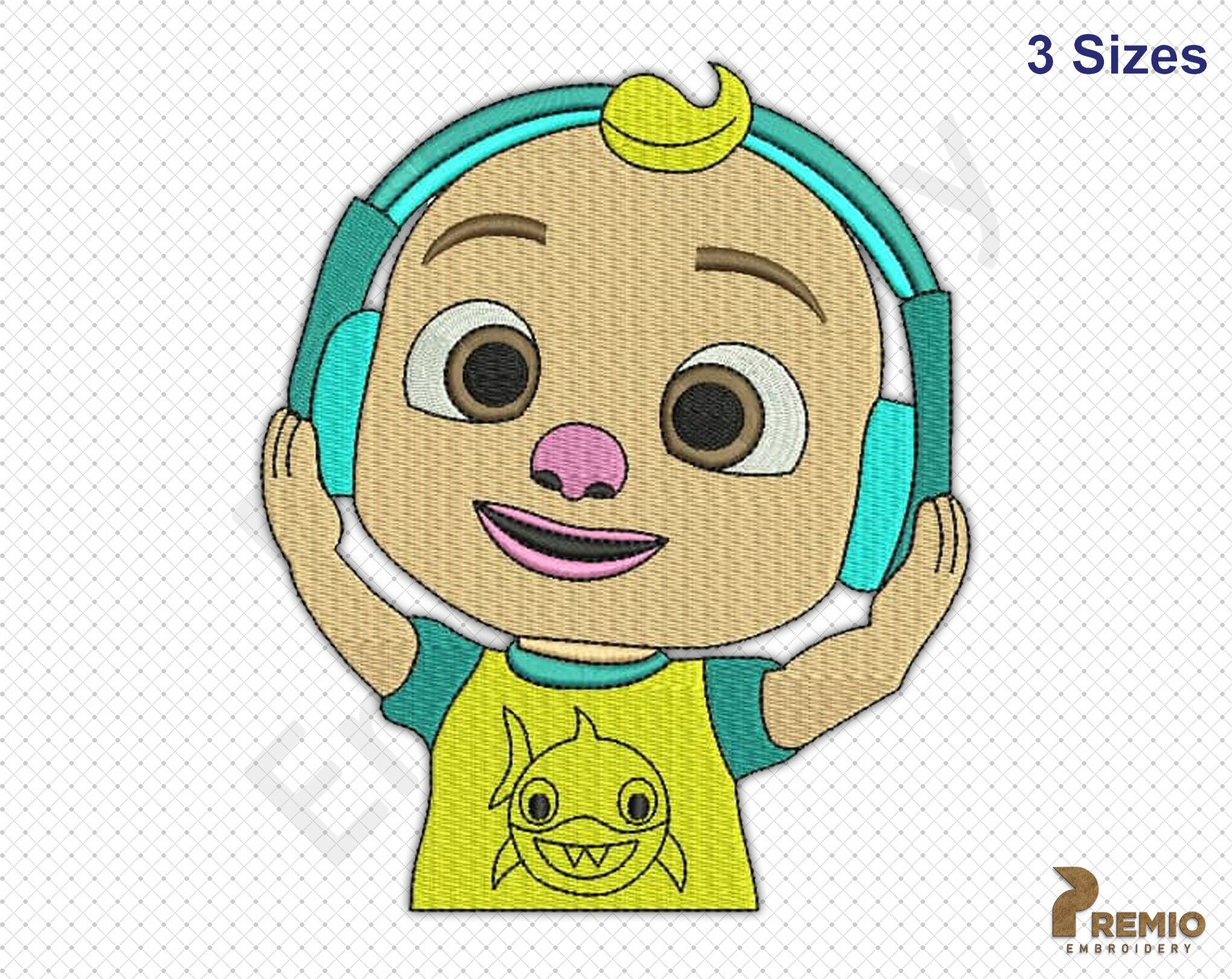 Cocomelon Baby Johny Jj Embroidery Design Cocomelon Johny Etsy