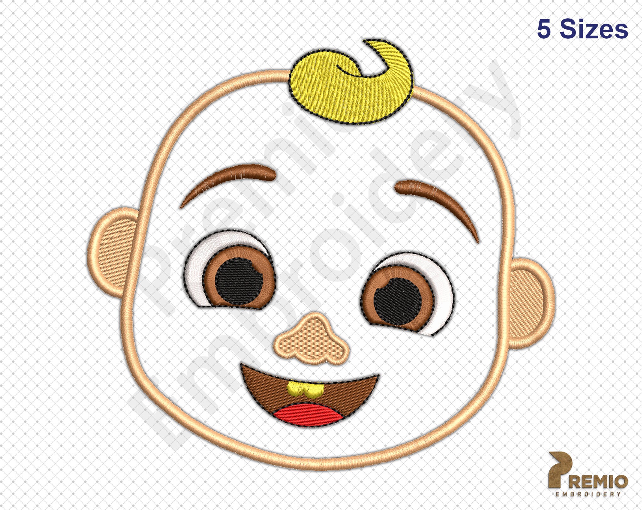 Cocomelon Applique Design Cocomelon Embroidery Design - Etsy Singapore