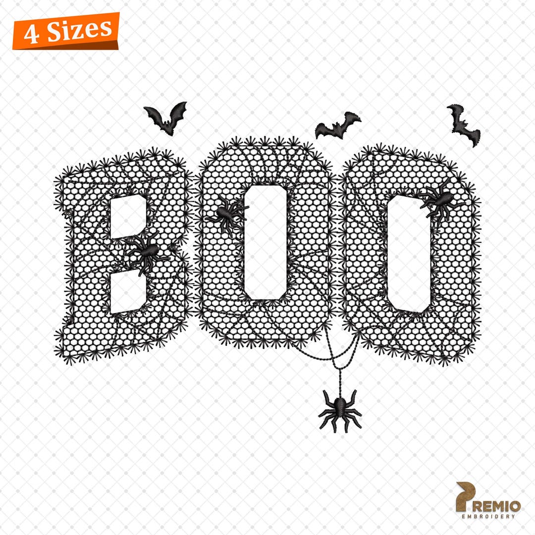 Design For Boo Boo Halloween BOO Embroidery Design, Boo Machine Embroidery Design, BOO ...