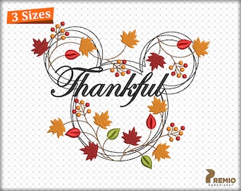 Thanksgiving Embroidery Designs, Thanksgiving Machine Embroidery Files, Halloween Fall Autumn Embroidery Design, Embroidery For Halloween